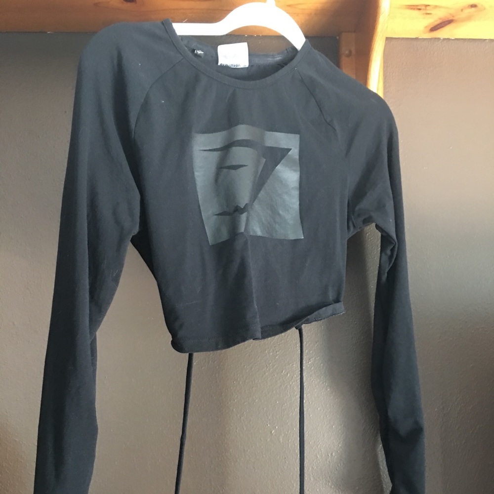 Gymshark Limited Edition Long Sleeve Ribbon Crop